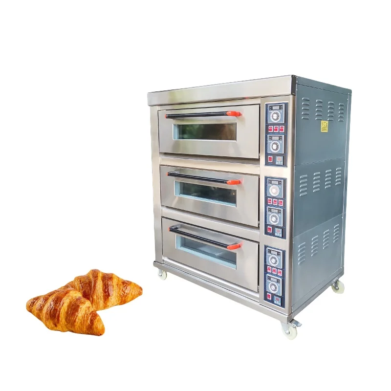 

Baking Equipment Professional Bread Baker Gas/Electric Oven Commercial Convection Oven Pizza Oven