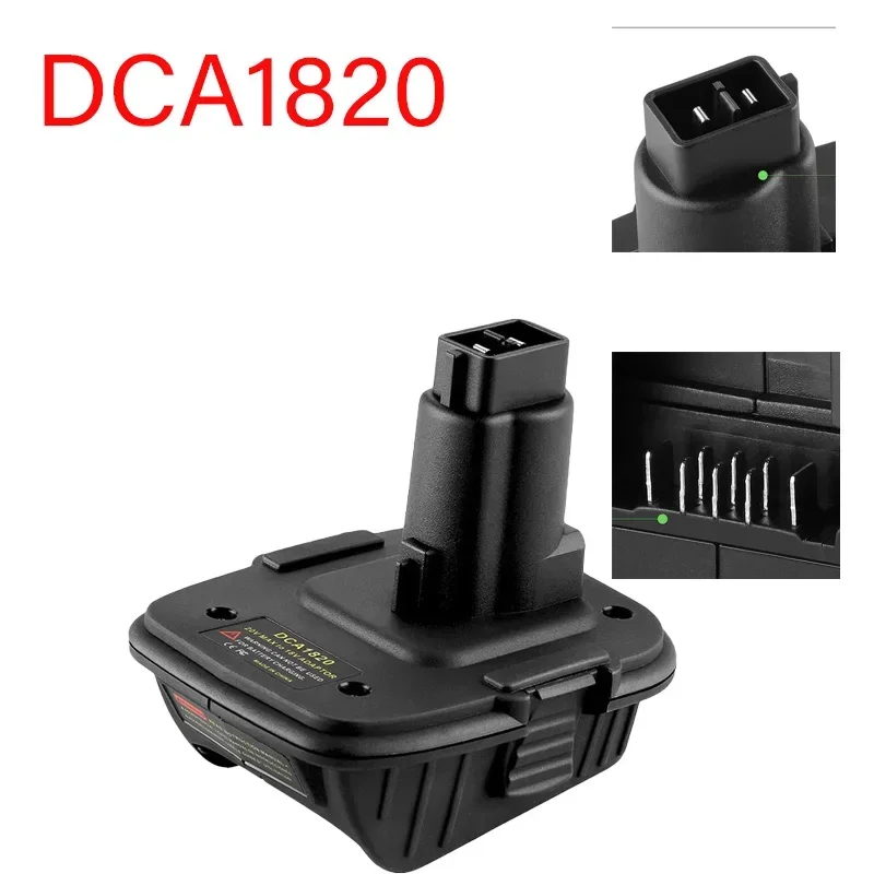 

For Dewalt 20V Lithium Battery Converted To Dewalt 18V Nickel Adapter Battery Convertor NI-CD Battery and NI-MH DCA1820 Adapter