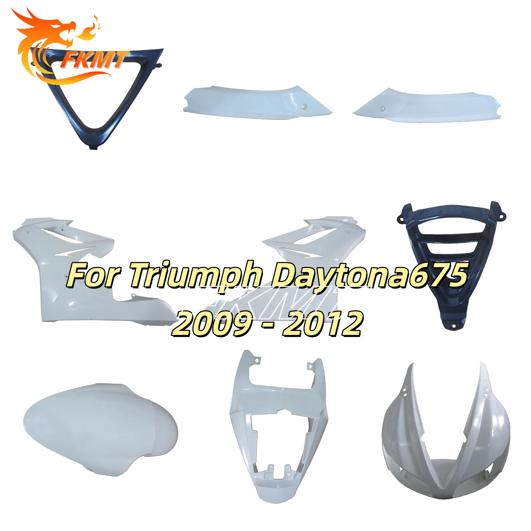 

Motorcycle Fairing Set Body Kit fit Plastic For Triumph Daytona 675 2009 2010 2011 2012 Accessories Full fairings Bodywork