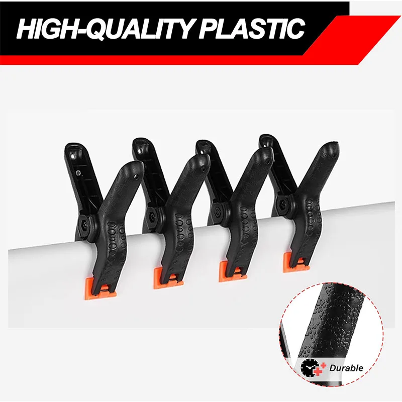 مشبك زنبركي متعدد الحجم أدوات النجارة خلفية بلاستيكية على شكل حرف A خلفية للتصوير الفوتوغرافي مقاطع ثابتة شديدة التحمل