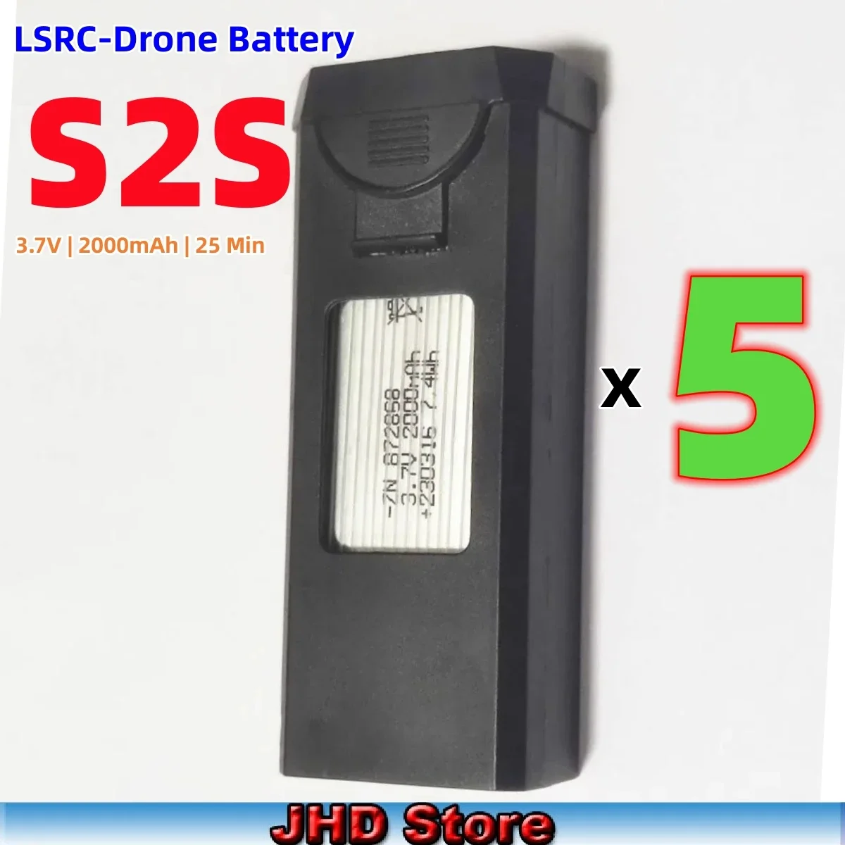 Batteria per Drone S2S originale JHD 2000mAh batteria LS-S2S accessori per droni per fornitori di batterie Lipo S2S