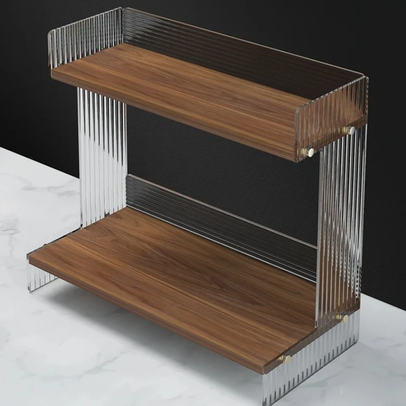 Bathroom Vanity Shelf Cosmetics Shelf Bathroom Vanity Skincare Desktop Storage Box Bathroom Organizer
