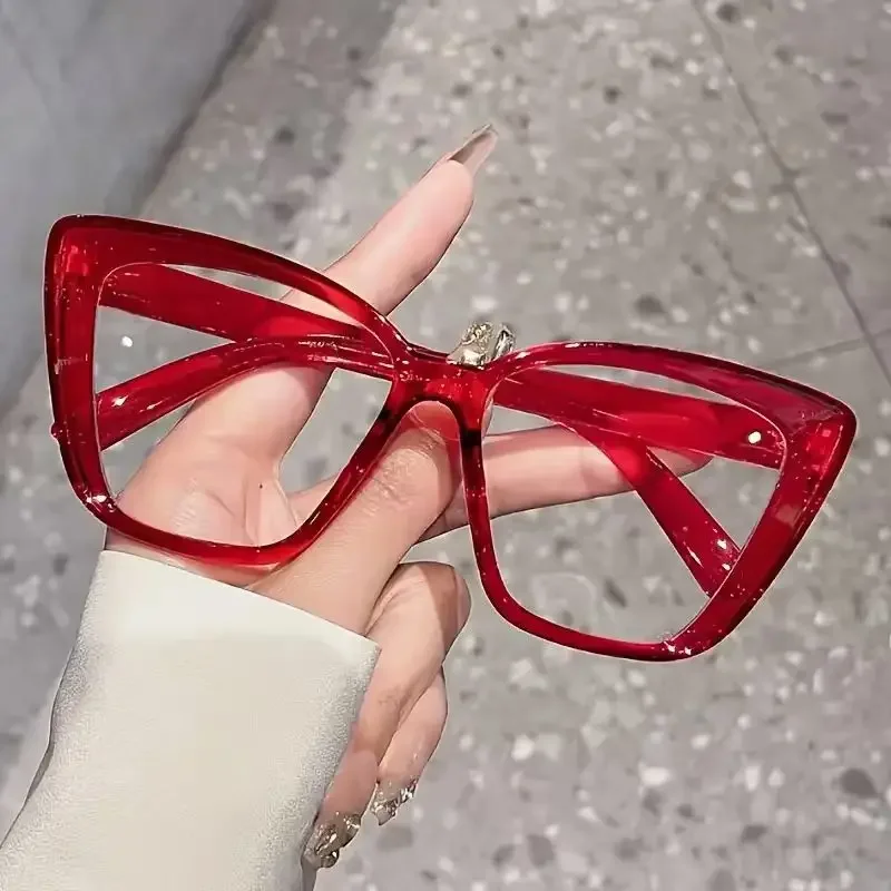 1Pc Fashionable Cat-Eye Glasse - Sunglasses Cat Eye ulasan dan harga