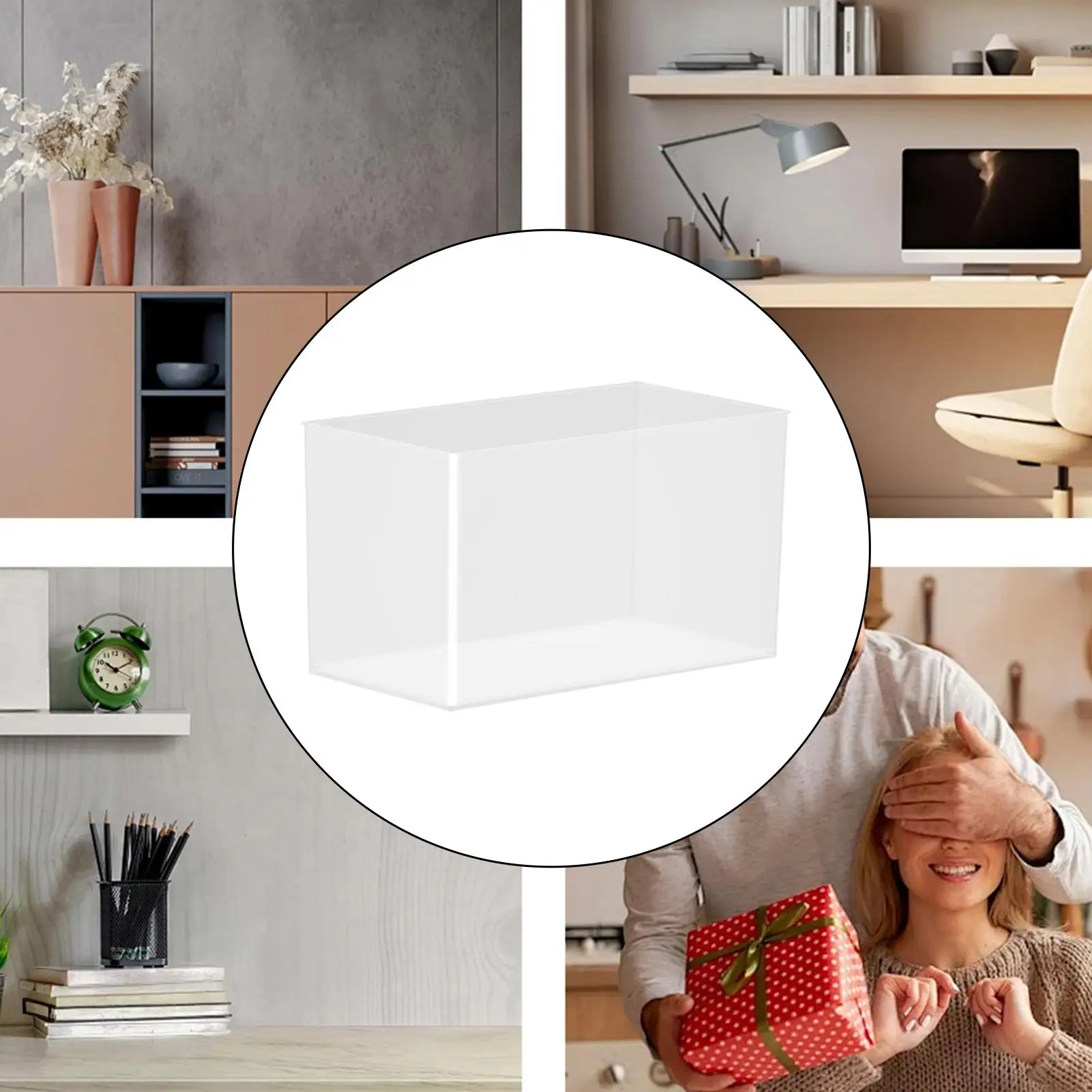 

Маленький аквариум для бетт, безрамочный, сверхпрозрачный, для крабов, пауков, террариумов, мини-среда обитания, временное место для содержания, для любителей природы