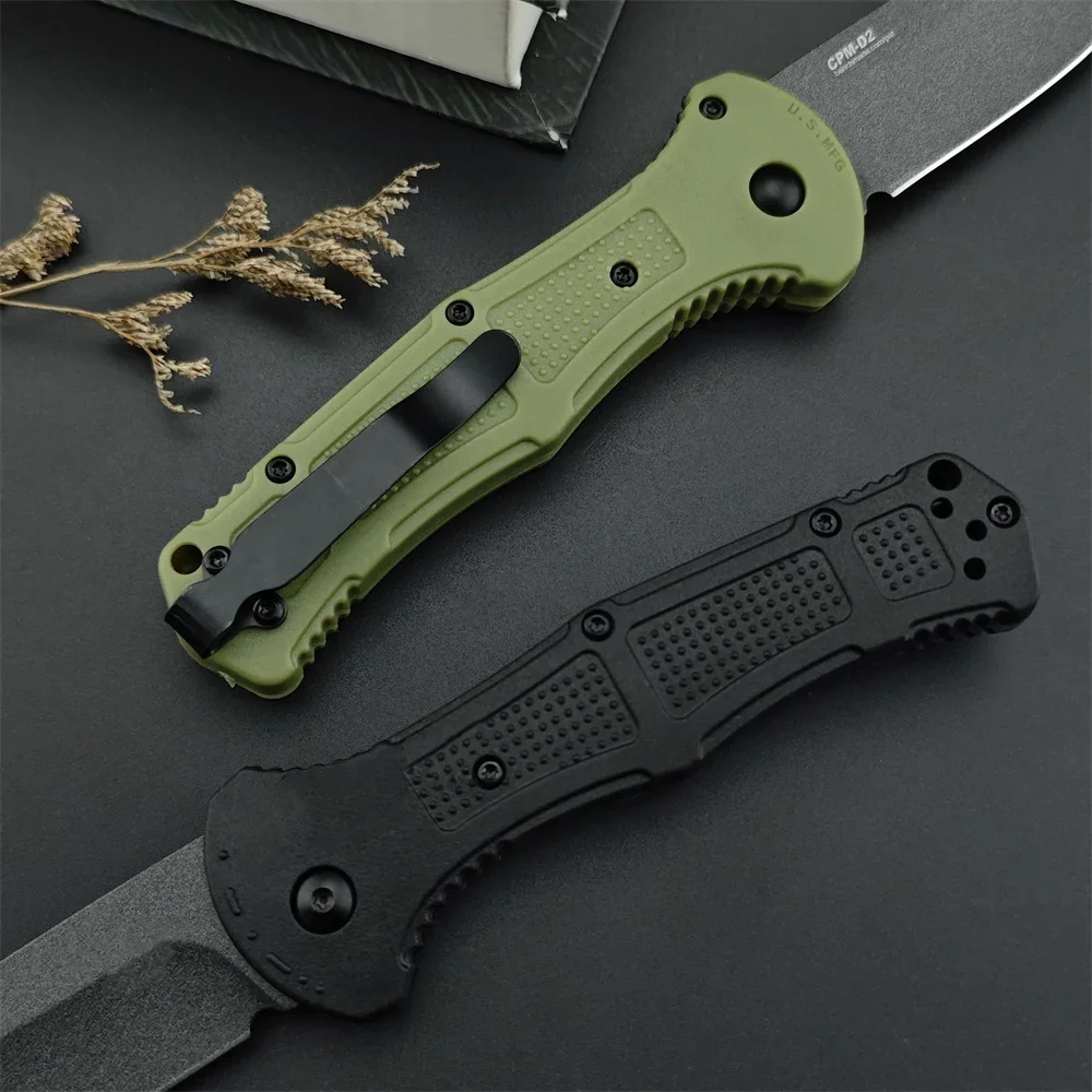 NEW Folding Knife BM 9070 Small Size CPM-D2 Blade Nylon Fiber Handle High Quality Pocket Knife Outdoor EDC Camping Hiking Tools