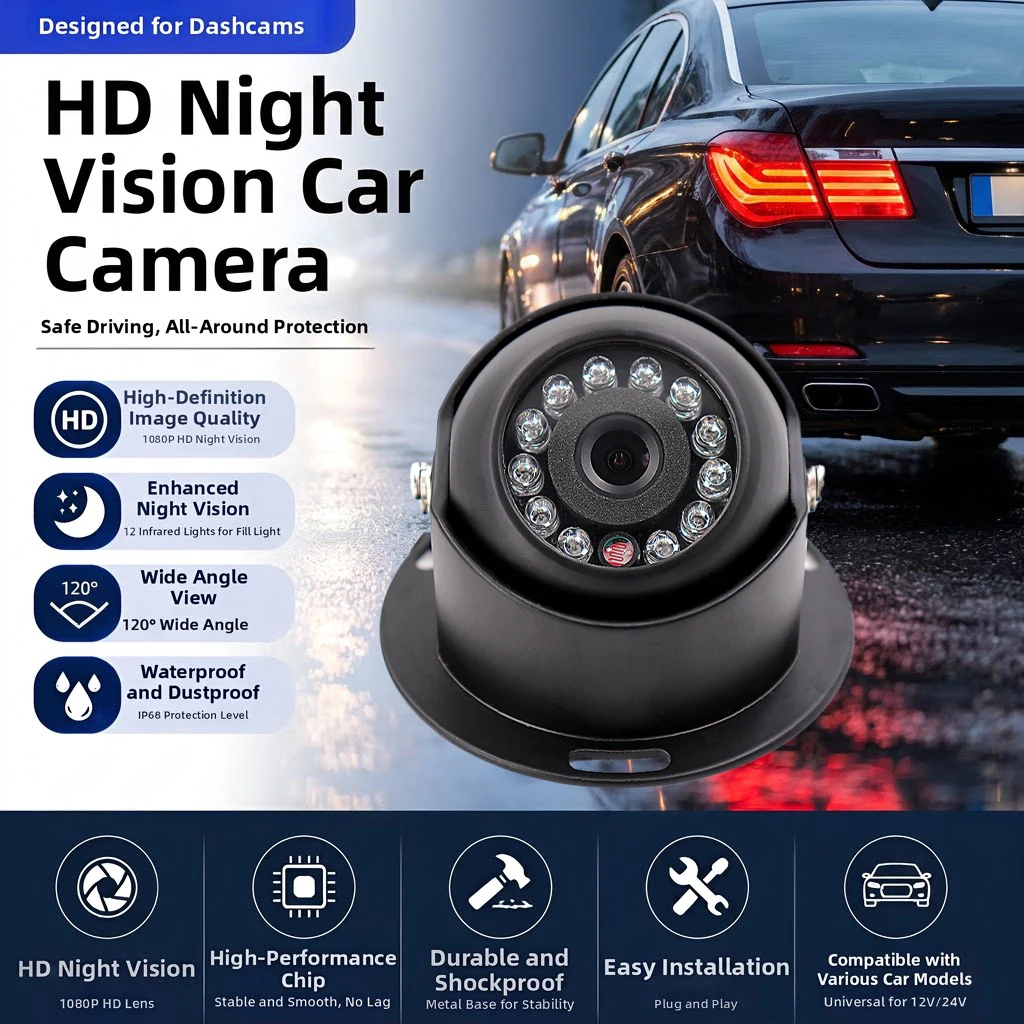 4PIN AHD 1080P CCD Dome Rear V - огляд і ціна Heavy Equipment Glass