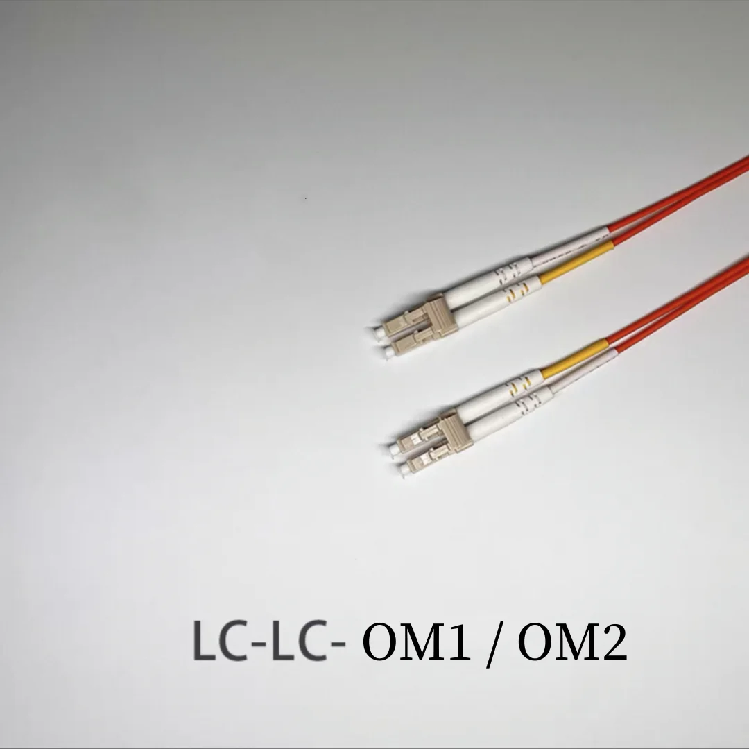 Patchcord światłowodowy LC-LC OM1 OM2 duplex 20m 30m 100m LC DX Kabel wielomodowy 1m2m3m5m7m10m zworka światłowodowa darmowa wysyłka ELINK