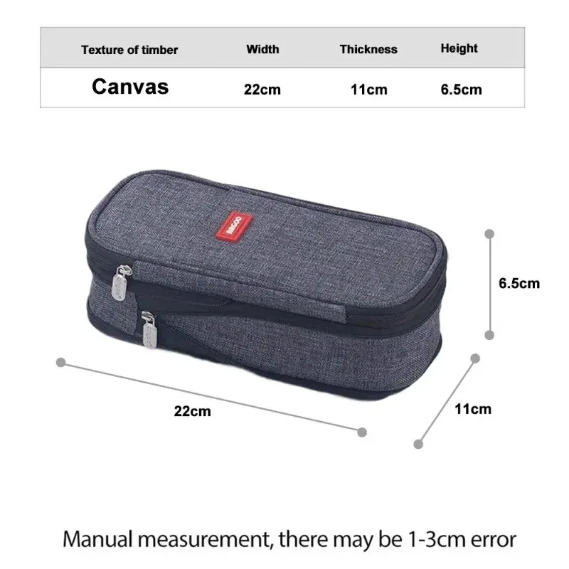 Multifunctional Pencil Case-Dirt-Resistant Zipper Storage Bag with Creative Design, Fashionable Colors for School,Office&Travel