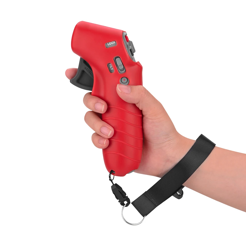 Tali Leher Penutup Silikon untuk DJI Avata/FPV Combo Motion 1/2 Pengendali Casing Kulit Pelindung Lanyard untuk Lengan Perlindungan FPV