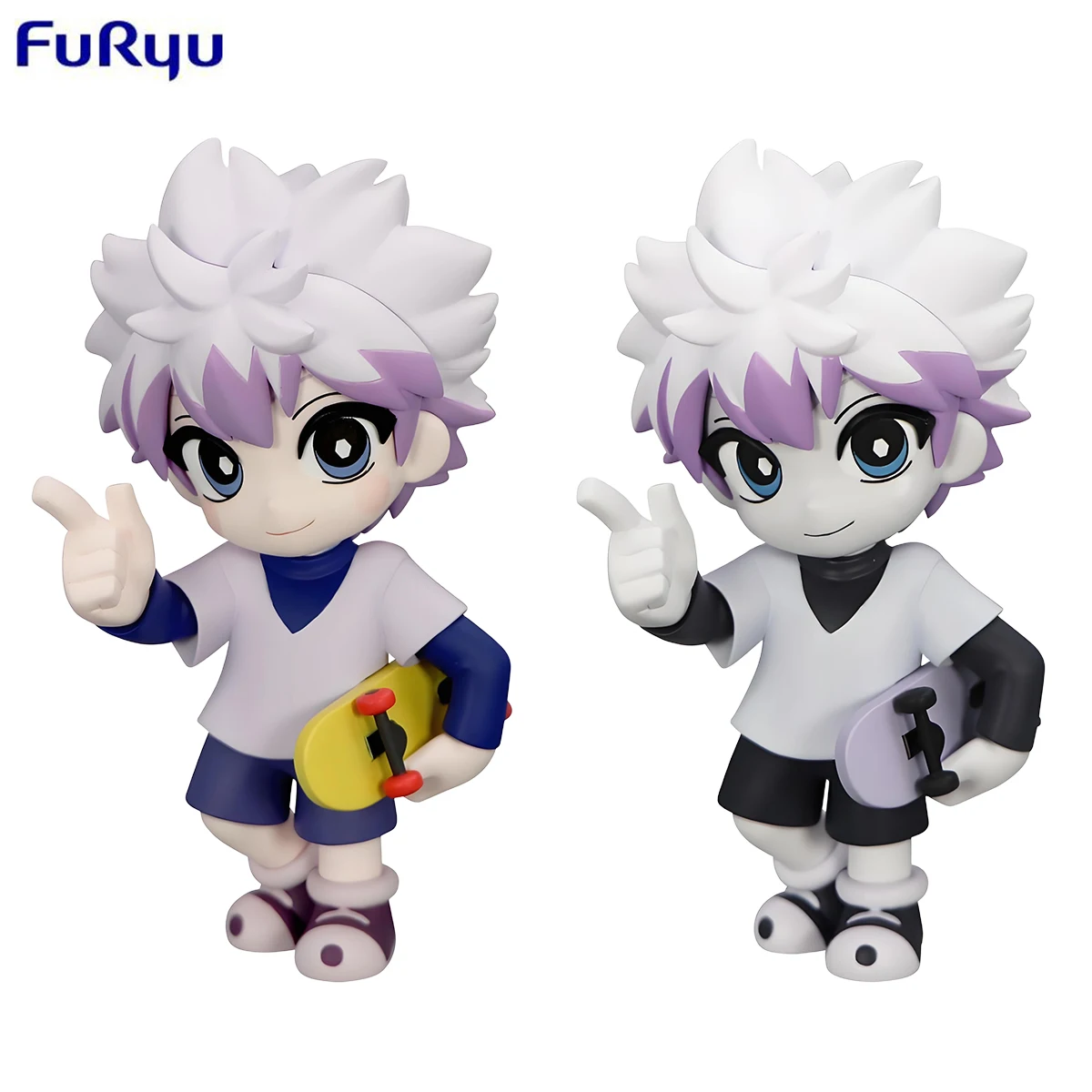 

In Stock Original FURYU HUNTER HUNTER Killua Zoldyck PVC 11cm Anime Character Action Figures Model Collection Toys Gifts