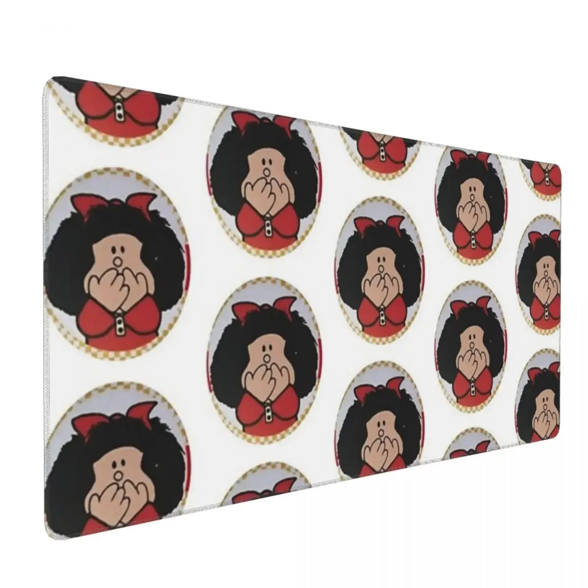 Mafalda Anime Large Mouse Pad Computer Keyboard Mouse Mat Gamer PC Laptop Desk Mat Office Accessories Table Mats