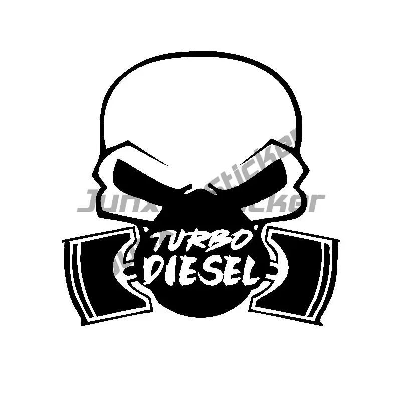 

Car Sticker Waterproof Cover Scratch Exterior Decoration Personalized Car Bumper Window PVC Sticker Turbo Diesel Truck Decal