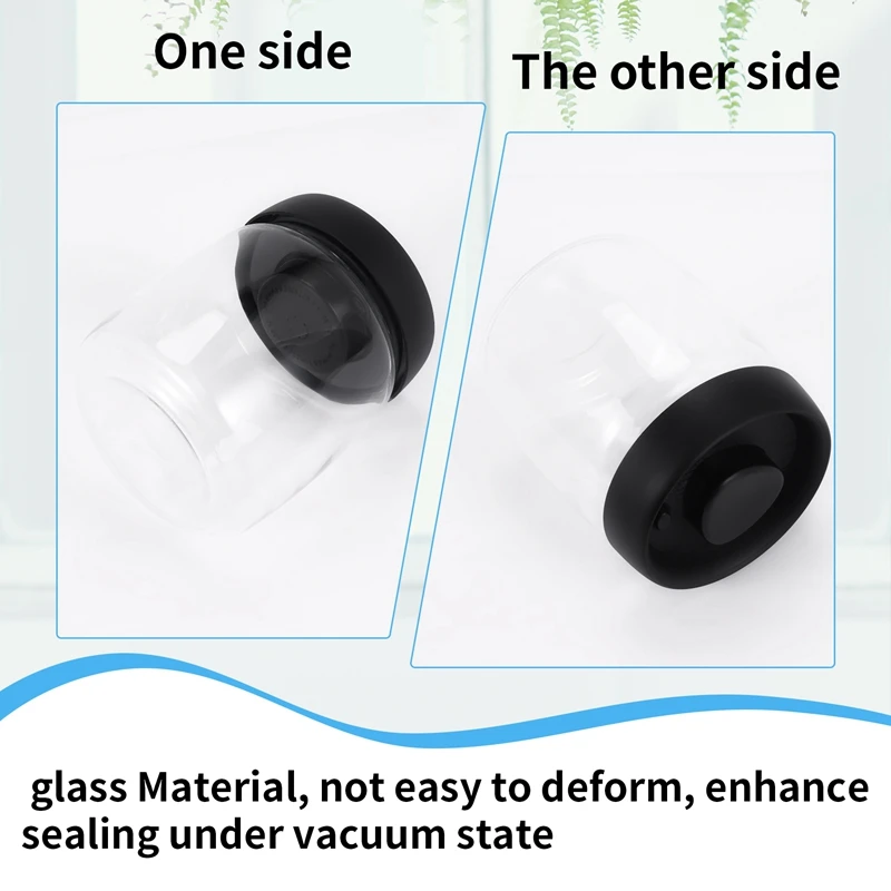 コーヒーキャニスターコーヒー豆保存容器ガラス真空瓶密封された北欧キッチン収納スナック