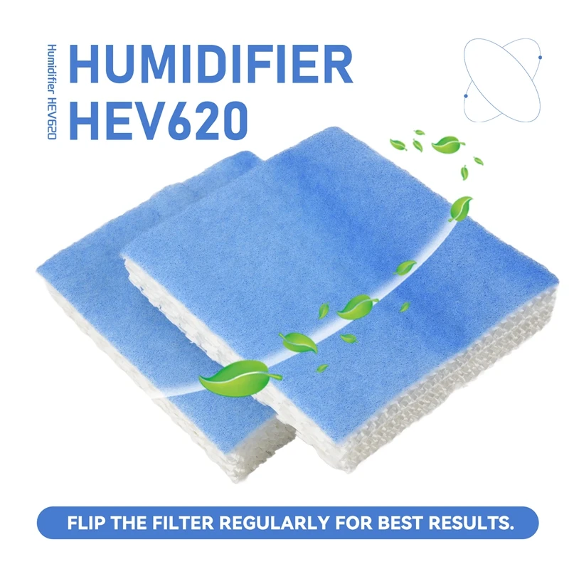 

2PCS HFT600 Replacement Wicking Filter T For Honeywell Top Fill Tower Humidifier HEV615 & HEV620,Compare To Part HFT600T