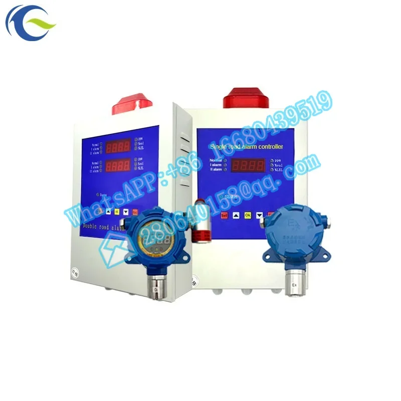 Explosion proof fixed CH4 LPG combustible gas detector and control system