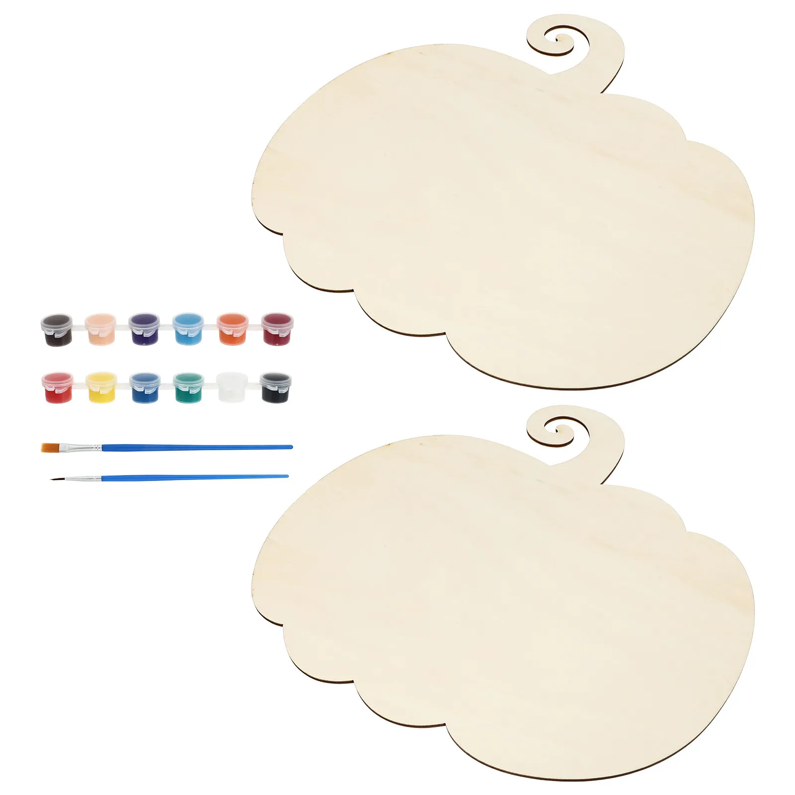 1Set Halloween Wooden Decors Premium Wood Hanging Ornaments Ideal for Halloween Party Home Garden Porch Wall Decorations