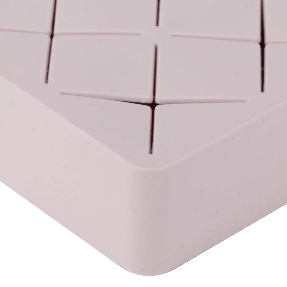 24 Slots Silicone Lipstick Organizer 18+6 Slots Clear View Makeup Cosmetics Holder Space Saving Square Display Stand