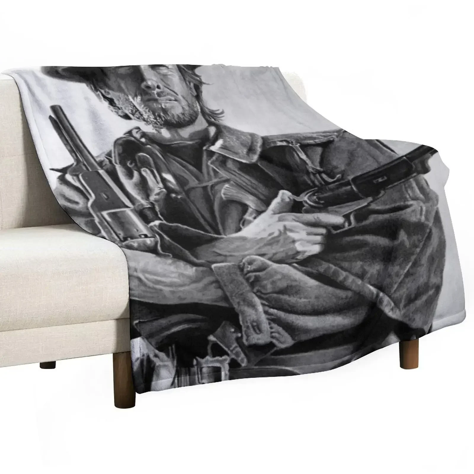 New Clint Eastwood Josey Walesdrawing Throw Blanket christmas decoration Blankets Sofas Of Decoration Blankets