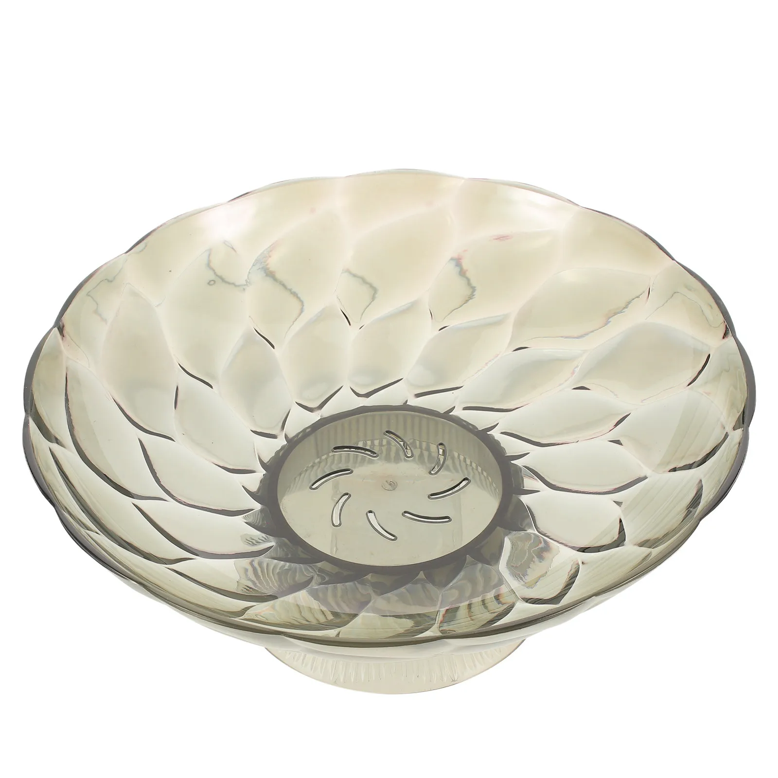 Draining Fruit Tray Large Capacity Modern Design Suitable for Snack Fruit Storage Ideal for Party Wedding Anniversary Decorative
