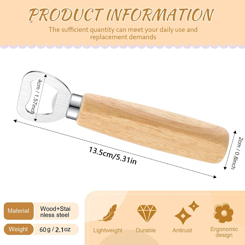 Your Design Here Personalized Engraved Wood Bottle Openers Wedding Party Souvenir Customized Beer Opener Wedding Gifts