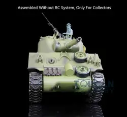 Heng Long Modello 1/16 USA M4A3 Sherman Static Tank 3898 W/O Batteria del sistema RC TH08765-SMT2