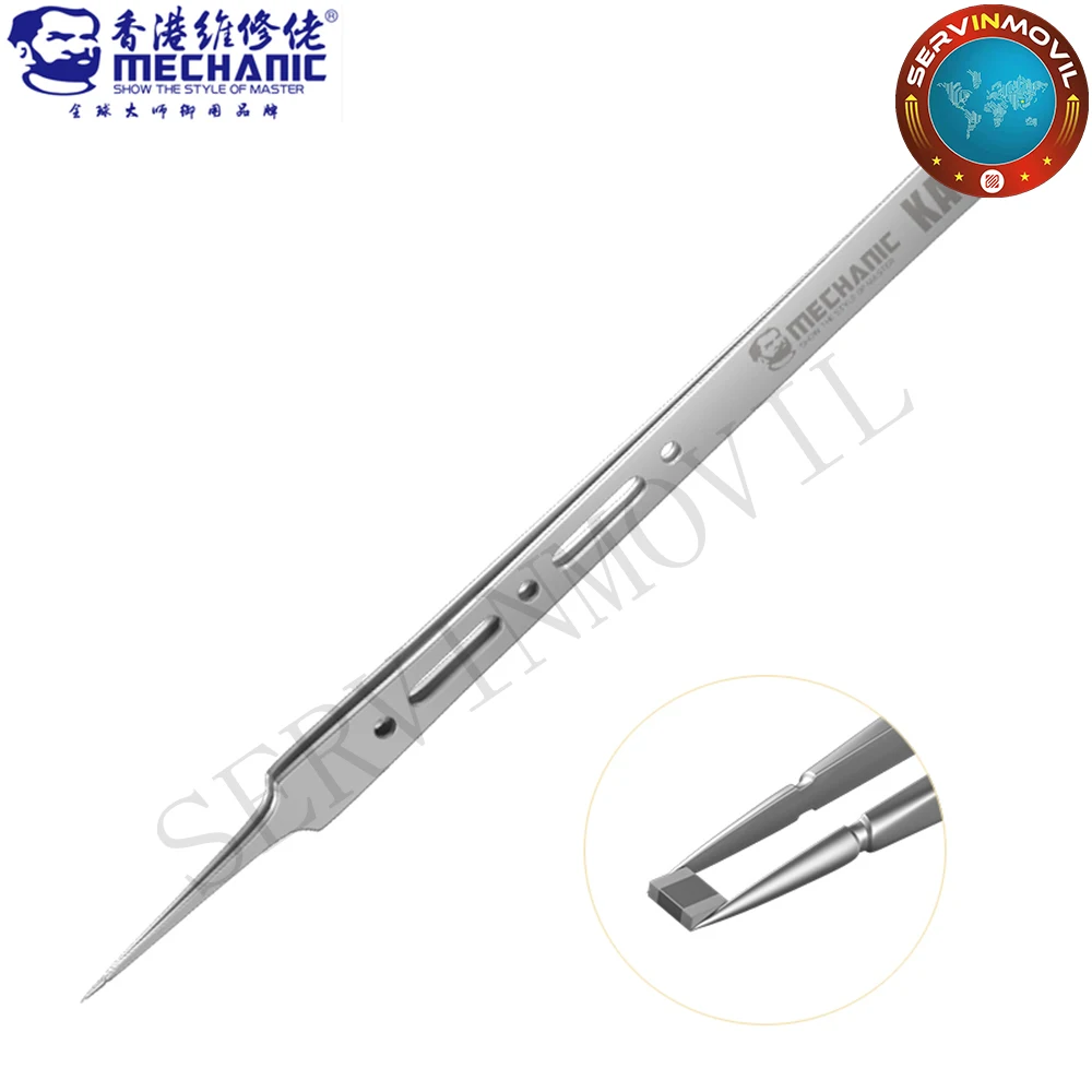 

Mechanic KA-14 Extremely Sharp and Hard Non-magnetic Stainless Steel Flying Wire Tweezers BGA Motherboard Mobile Phone Repair