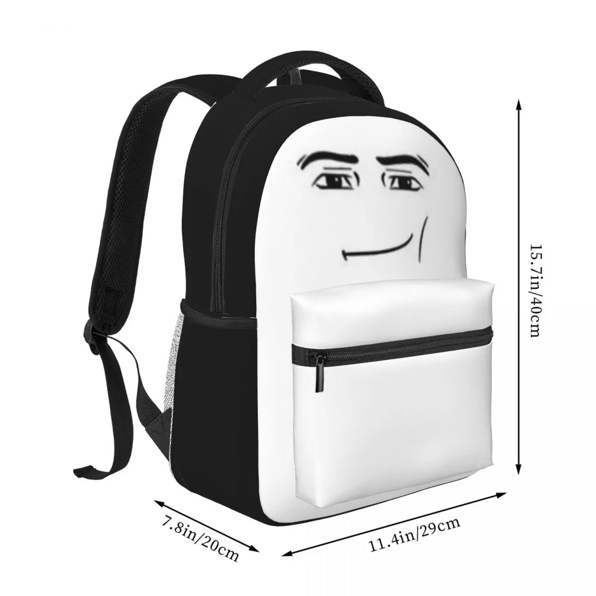 Der Mann Gesicht Männer Frauen wasserdichten Rucksack ultraleichte Rücken tasche für Männer Rucksack Bücher tasche Herren stilvollen Rucksack 16 Zoll