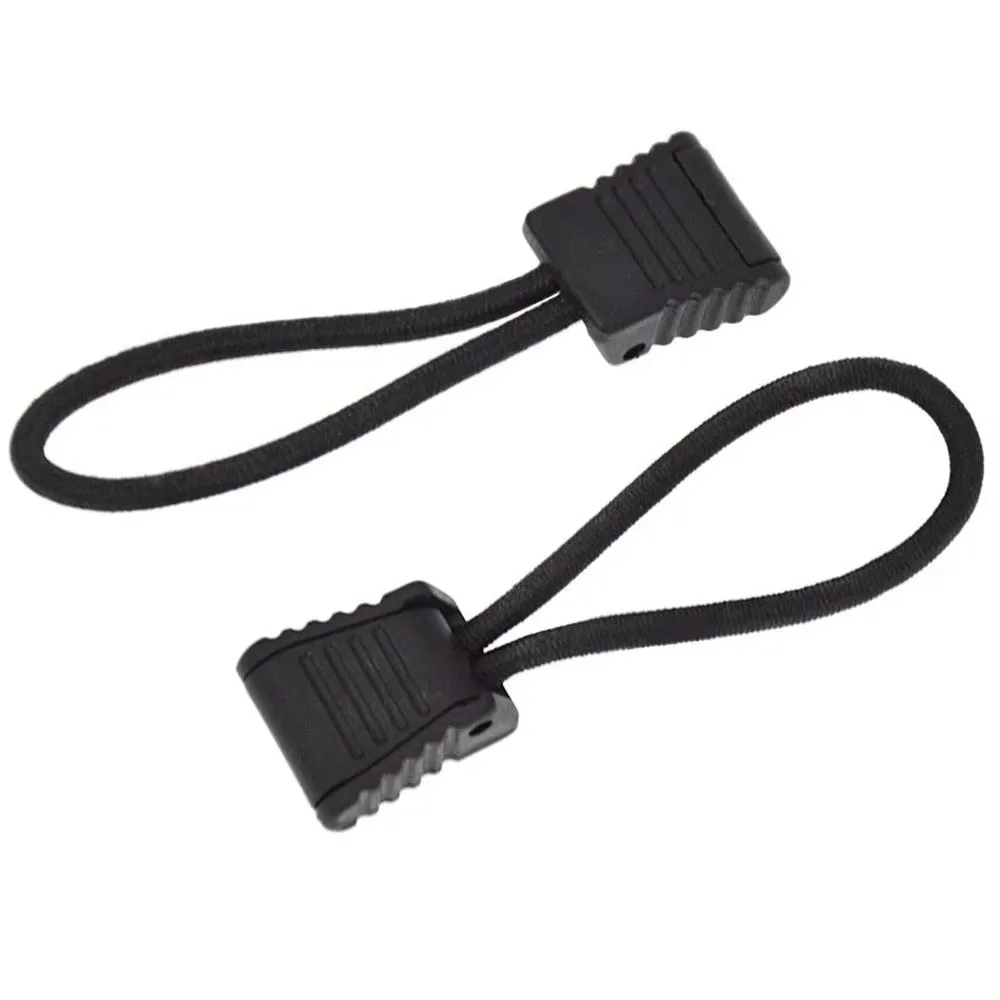 2Pcs Elastic Rope Diving Hose Clip Fixing Bungee Tie Down Strap Diving Retainer Rope Replacement Black Snorkel Attachment Rope