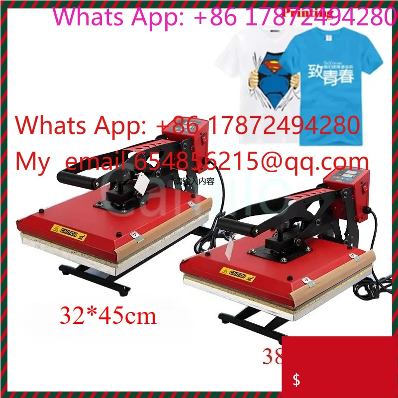 High Pressure Heat Press Machine 3245CM A3 Size, Heat Transfer Equipment for T-Shirt Sublimation Printing