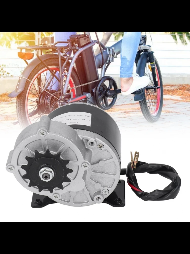 AliExpress DOACT 13T  Motor 24V 500W  Gear Motor 24V 500W  Motor 13T 2800 RPM Geared Motor Brushed Speed Reduction Motor for Electric Bike