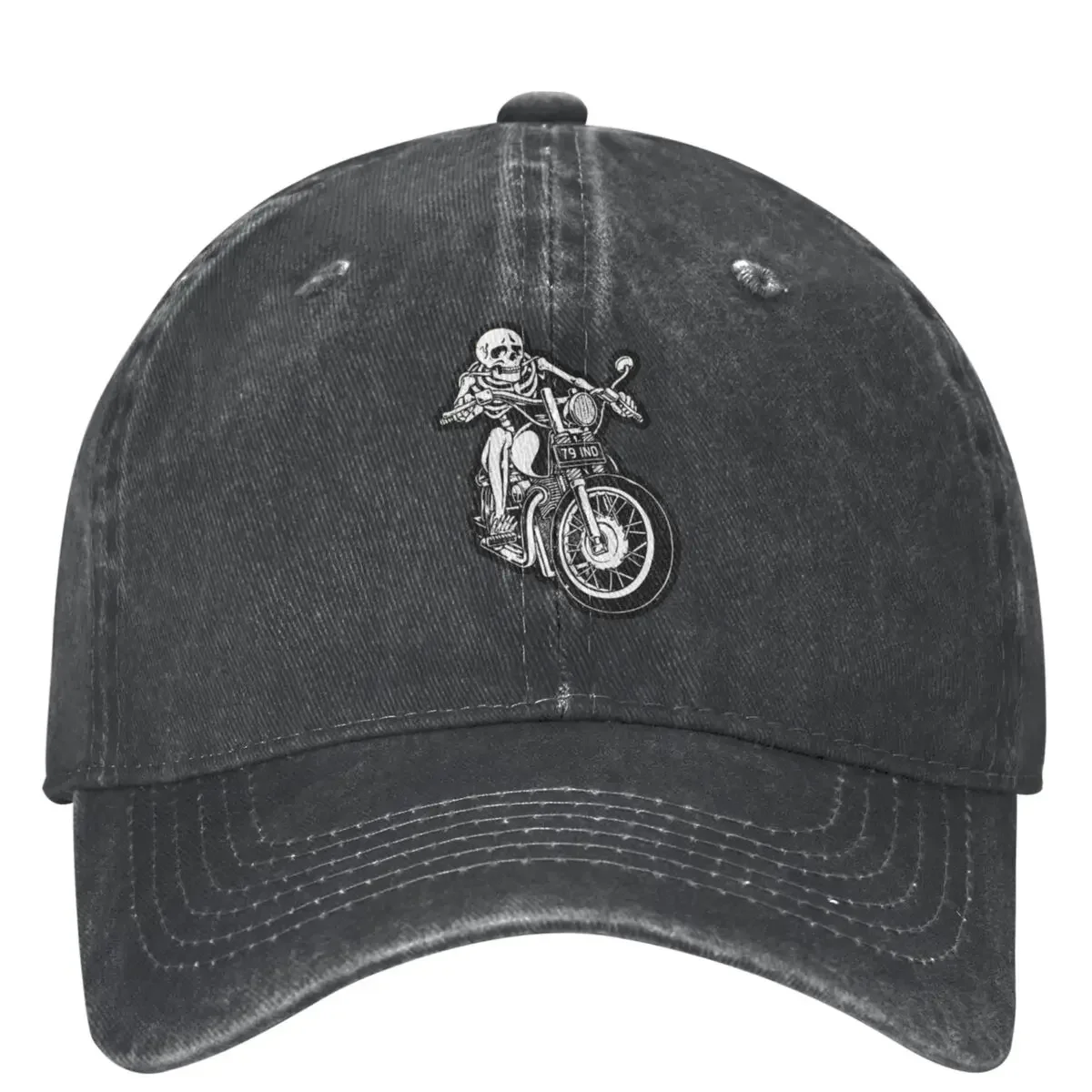 Motorcycle Casual Baseball Cap Summer Classic Skull Trucker Hat Dropshipping Tennis Skate Hip Hop Hats Unisex Men Fashion Caps