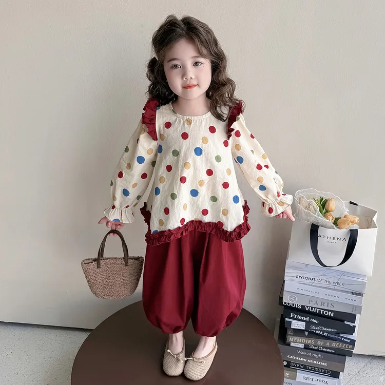 Girls' Spring Clothing 2026 New Fashionable Suit Female Treasure Sprin Early Spring Korean Children's Clothes