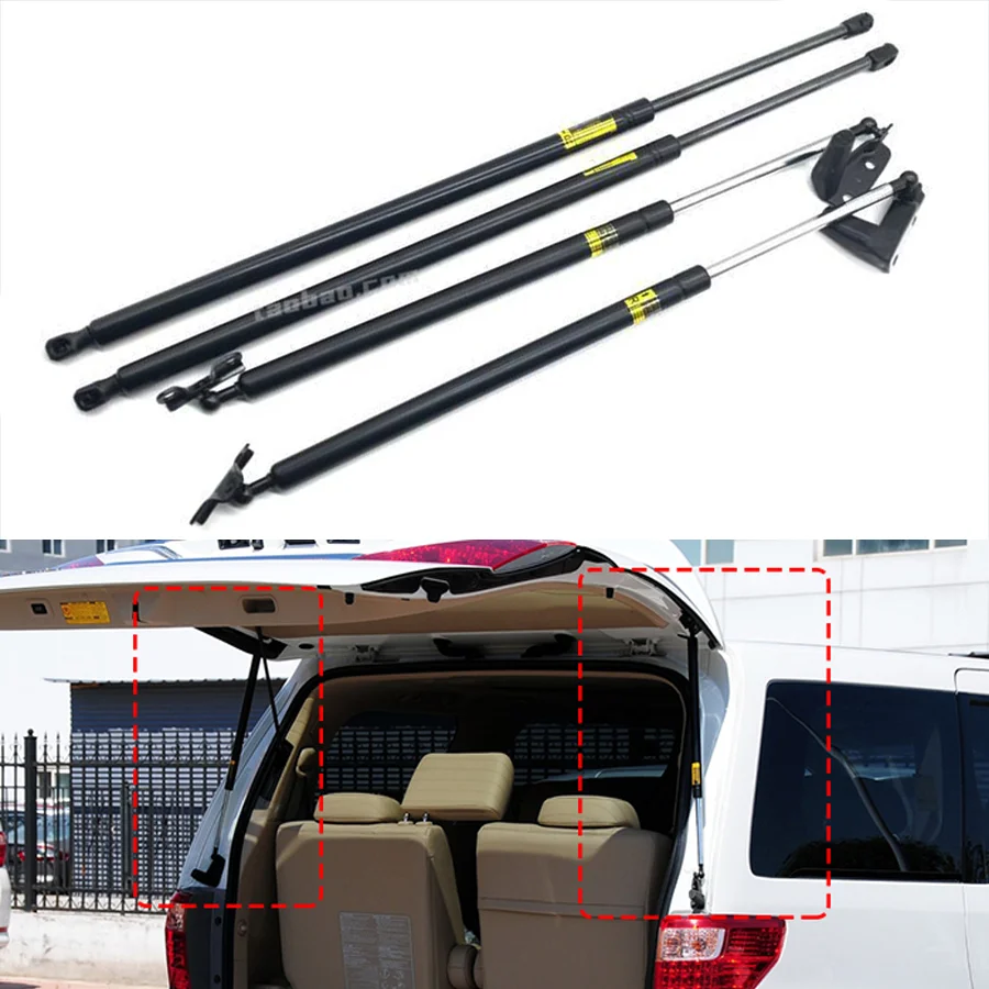 2Pcs Tailgate Supporting Strut Rear Trunk Shock Strut Damper Support Absorbers Fit For Toyota Alphard 2008-2014 2015-2021