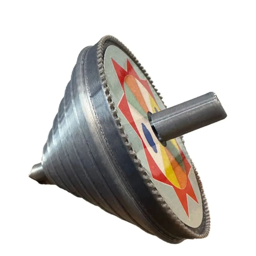 Cartoon 3D Print Gyro Toys Rotating Relief Stress Launcher Gyroscope Plastic Spinning Top Toys Kids
