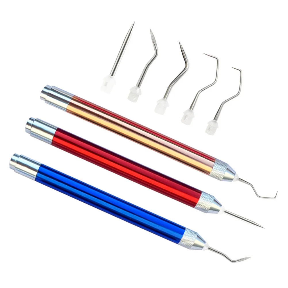 

1 Set Silhouette Embossing Engraving Tool Kit Multiple Needles Diy Vinyl Lettering Craft Built-In Light Aluminum Stainless Steel