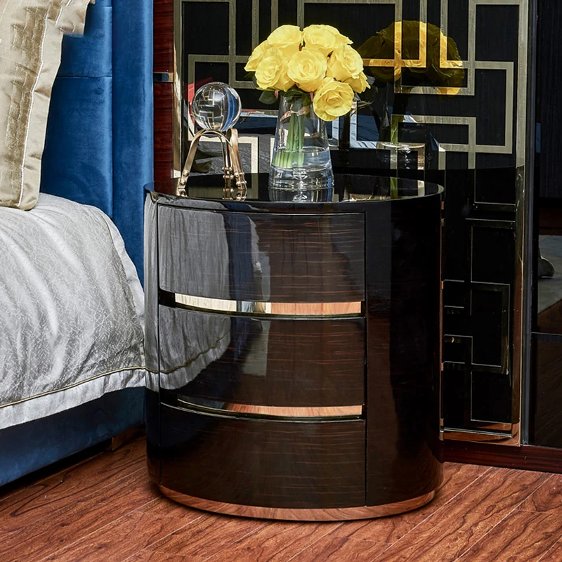 

Luxury Modern Design Bedroom Furniture Bedside Tables Wooden Bedside Tables Modern