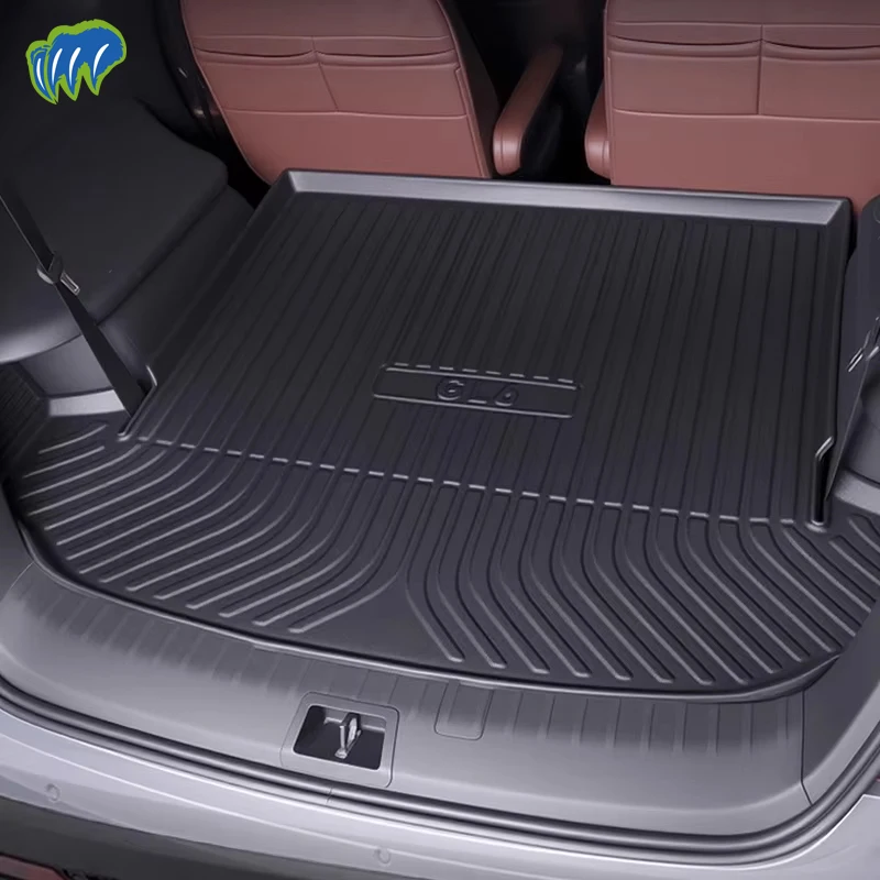 

Для Buick GL6 2017-2025 Custom Fit TPE Коврик для багажника автомобиля Коврик для багажника 3D-образный лазерный измерительный коврик для багажника Защитный коврик для заднего багажника