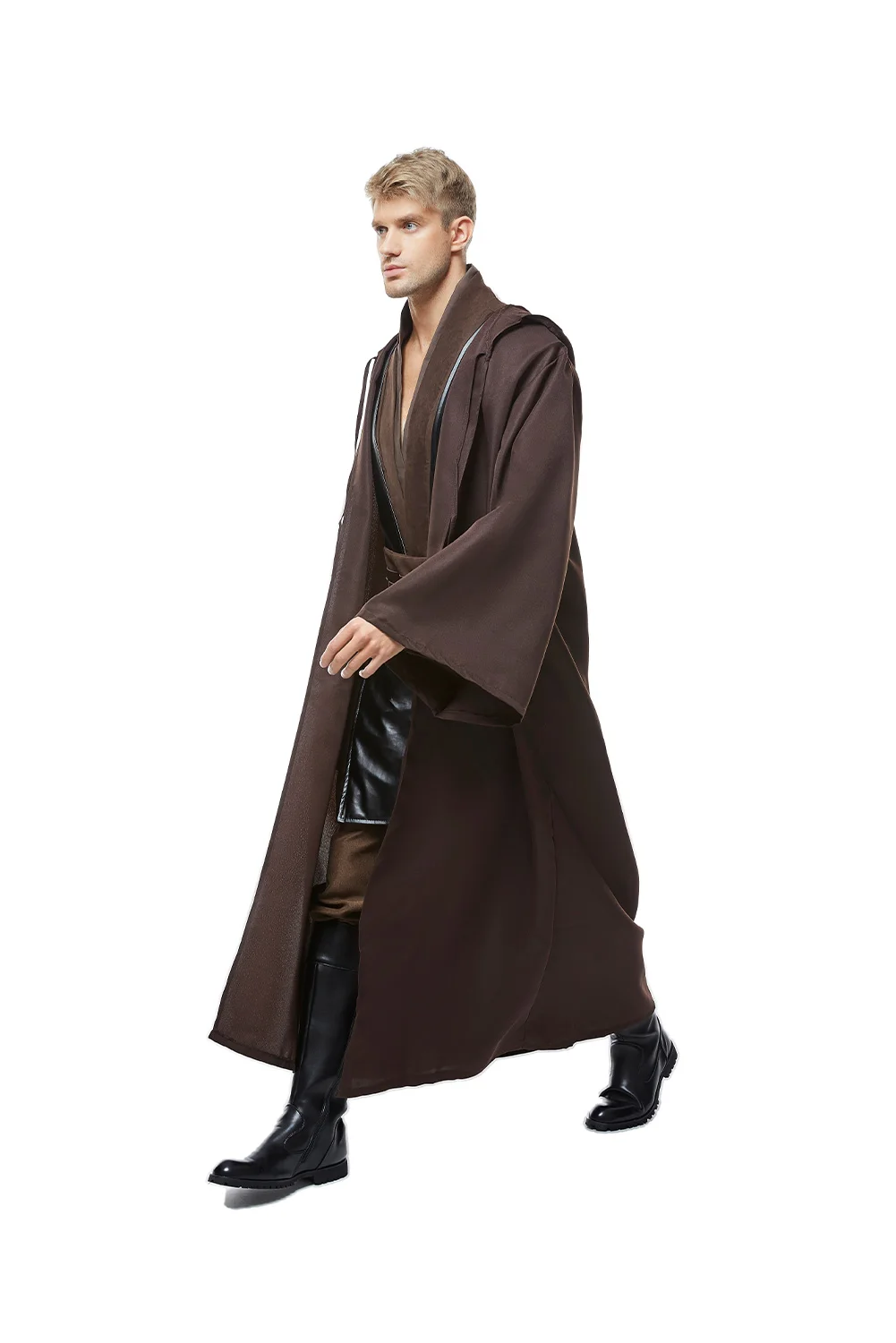 Anakin Skywalker Cosplay Costume Brown Uniform Cloak Outfits Fantasia Men Halloween Cainival Party Disguise Clothes