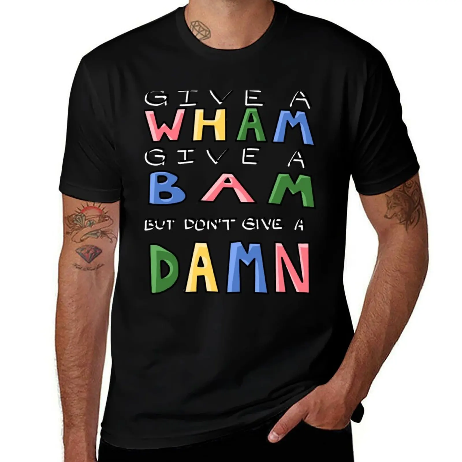 Wham Rap Classic T-Shirt Basic Breathable Solid Color T-Shirt