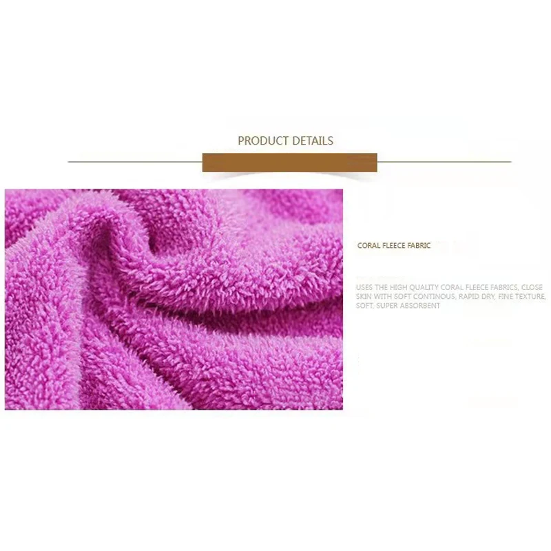 Coral Velvet Bathroom Supplies Soft Hand Towel Absorbent Cloth Dishcloths Hanging Cloth Kitchen Accessories for Women Men