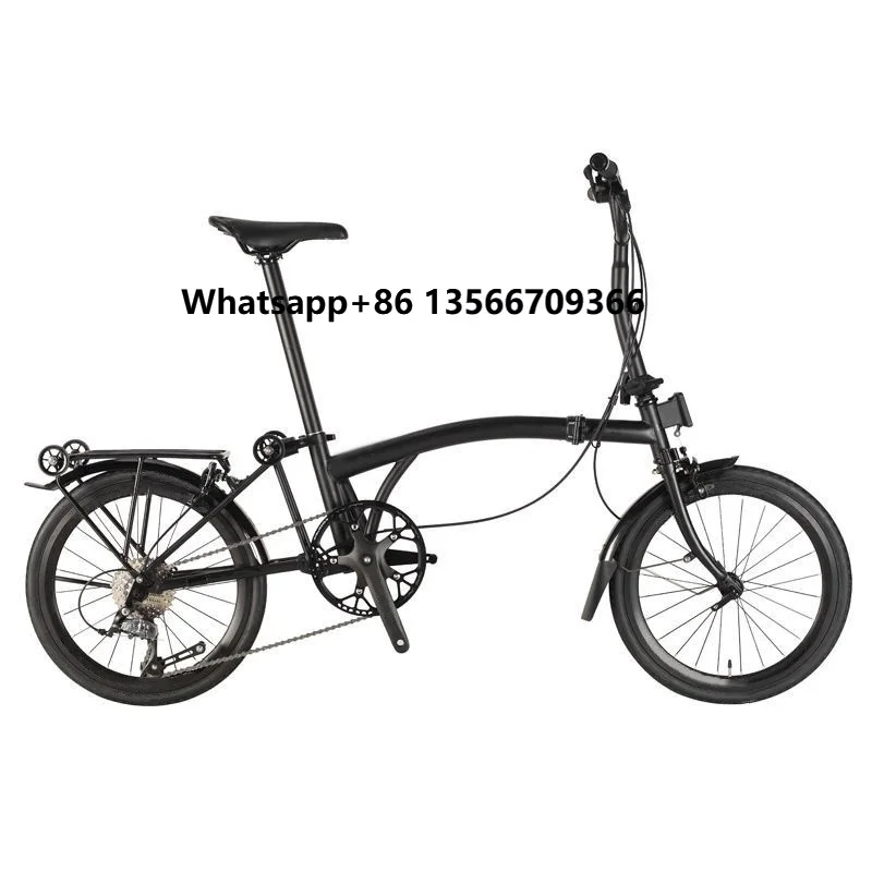 

9-Speed Portable Folding Bicycle Light Bicycle for Domestic Use for Child Adult Male/Female Universal Design