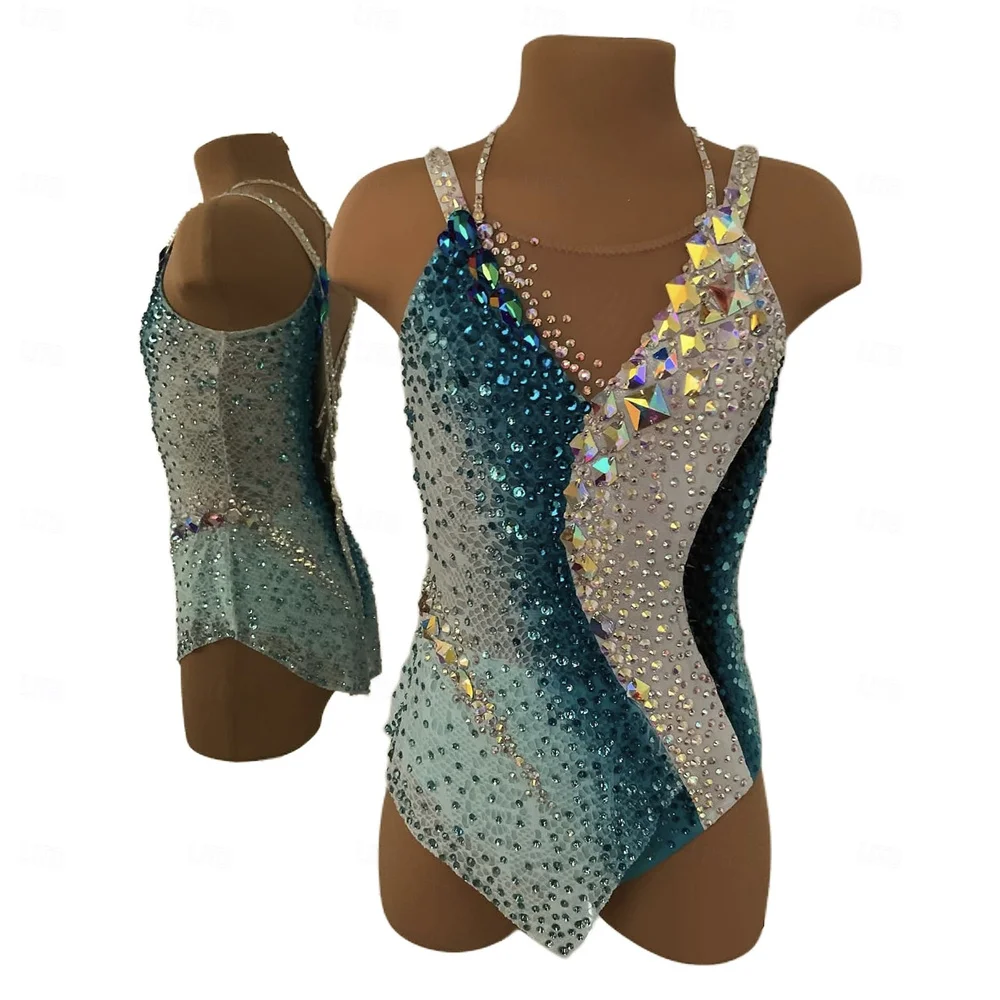 

Adult Skating Costume Designed For Performance Stability With Fine Stitching And A Beautiful Dynamic Silhouette