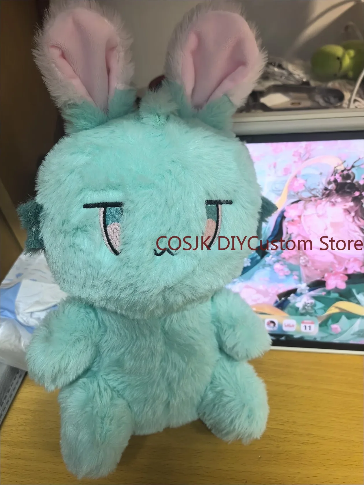 Game Arknights Yi Cartoon Dragon Bunny Cotton Doll Cosplay Toy Kawaii Figure Plushie Plush Stuffed Toys Mascot Birthday Gift