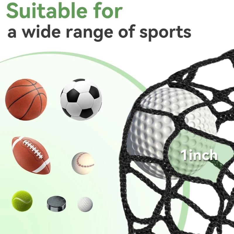 Large 10x7 Feet Portable Golf Practice Net With Carbon Fiber Construction For Indoor Outdoor Swing Training And 24BD