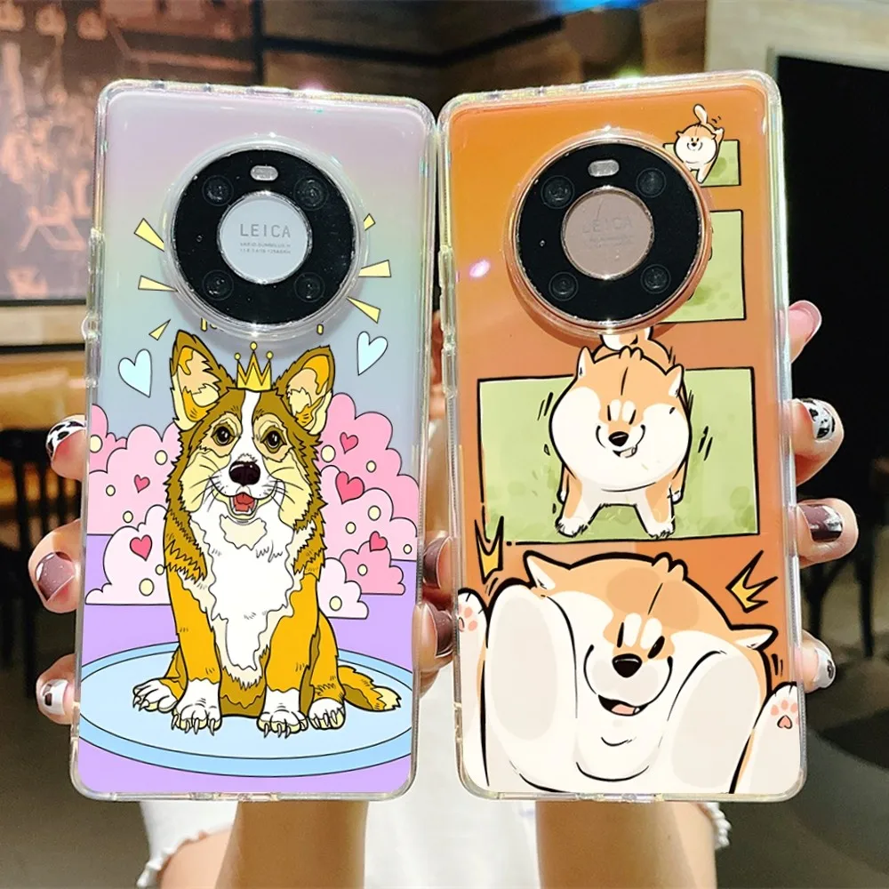 

Cartoon Dog Phone Case For Samsung S10 20 22 23 A10 40 For Xiaomi10 Note10 For Huawei P50 20 Honor60 70