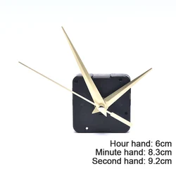 1 Set Hanging DIY Quartz Watch Silent Wall Clock Movement Repair Mechanism Parts with Needles