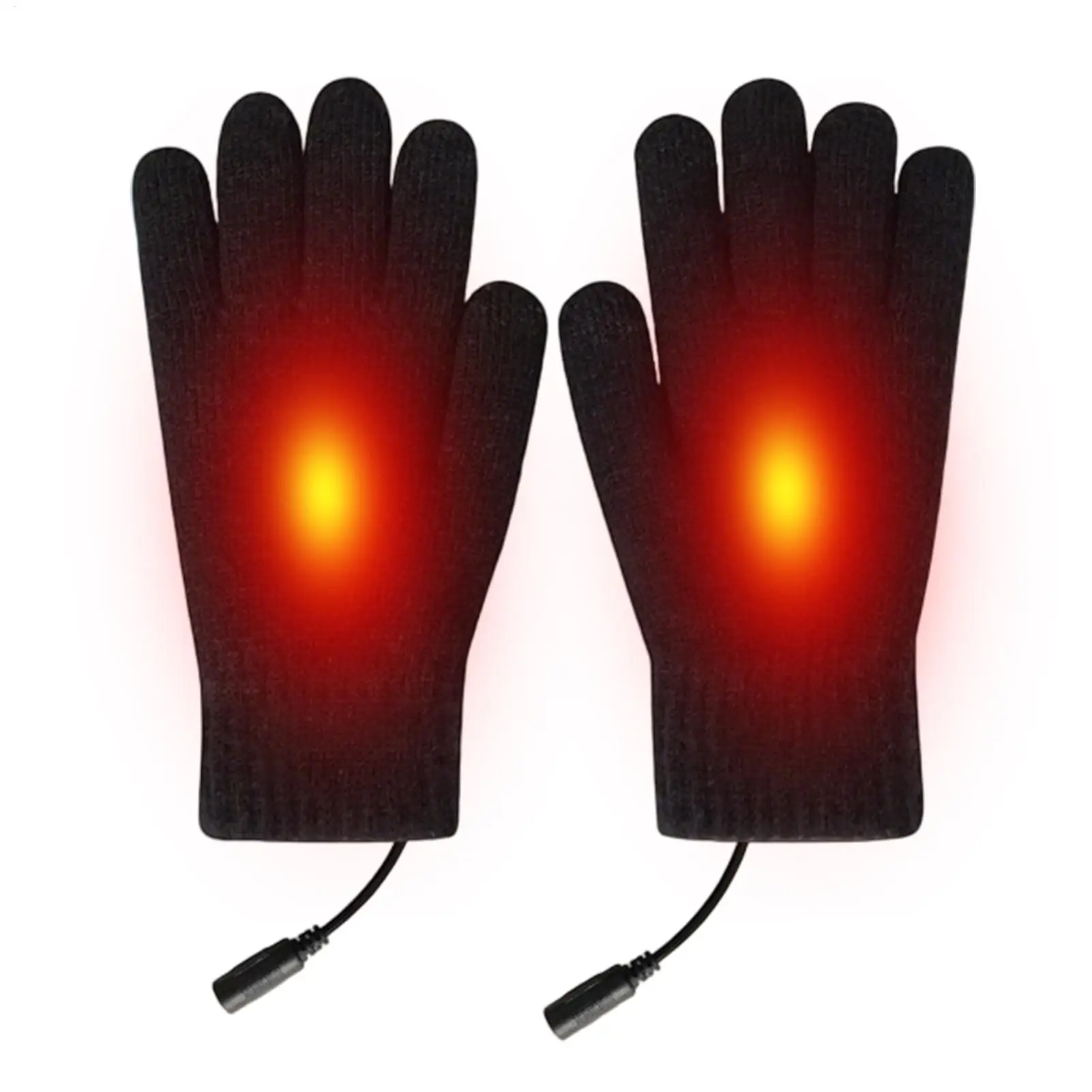 USB Heated Ski Gloves, Anti-Slip Touchscreen Design with 3 Heat Levels for Motorcycle Riding & Winter Snow Sports