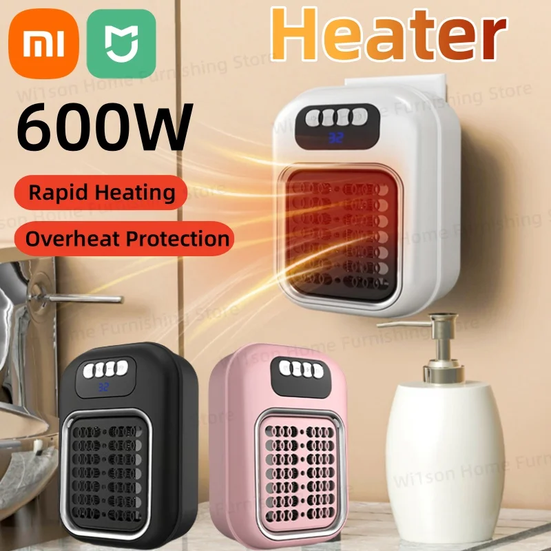 

Xiaomi Mijia Mini Portable Wall-mounted Home Heater Fast Heating Safety Energy Saving Heater with Remote Control Heating Fans