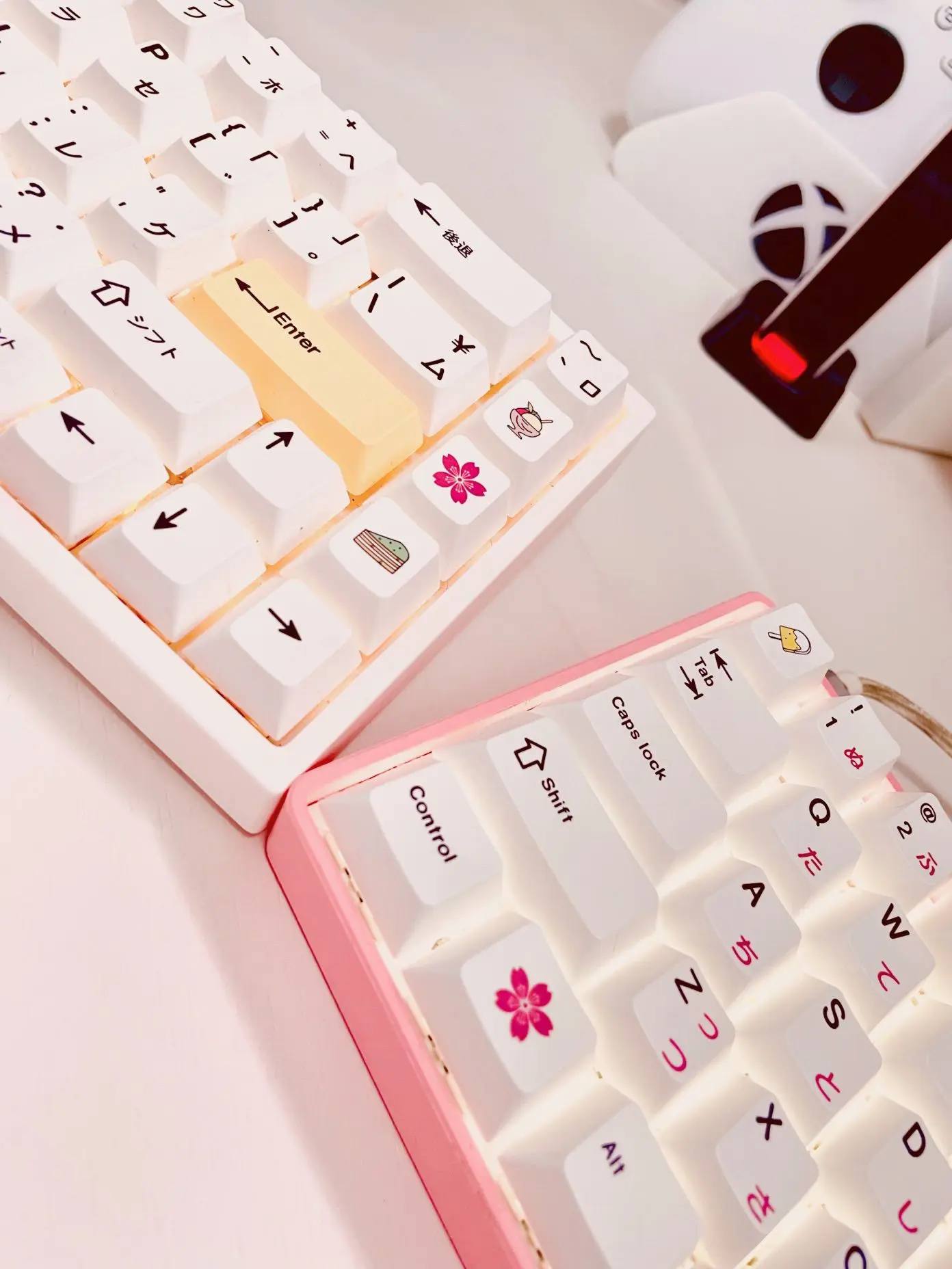 

Caiyunx hot sublimation PBT customized keycap mechanical keyboard 132Japanese