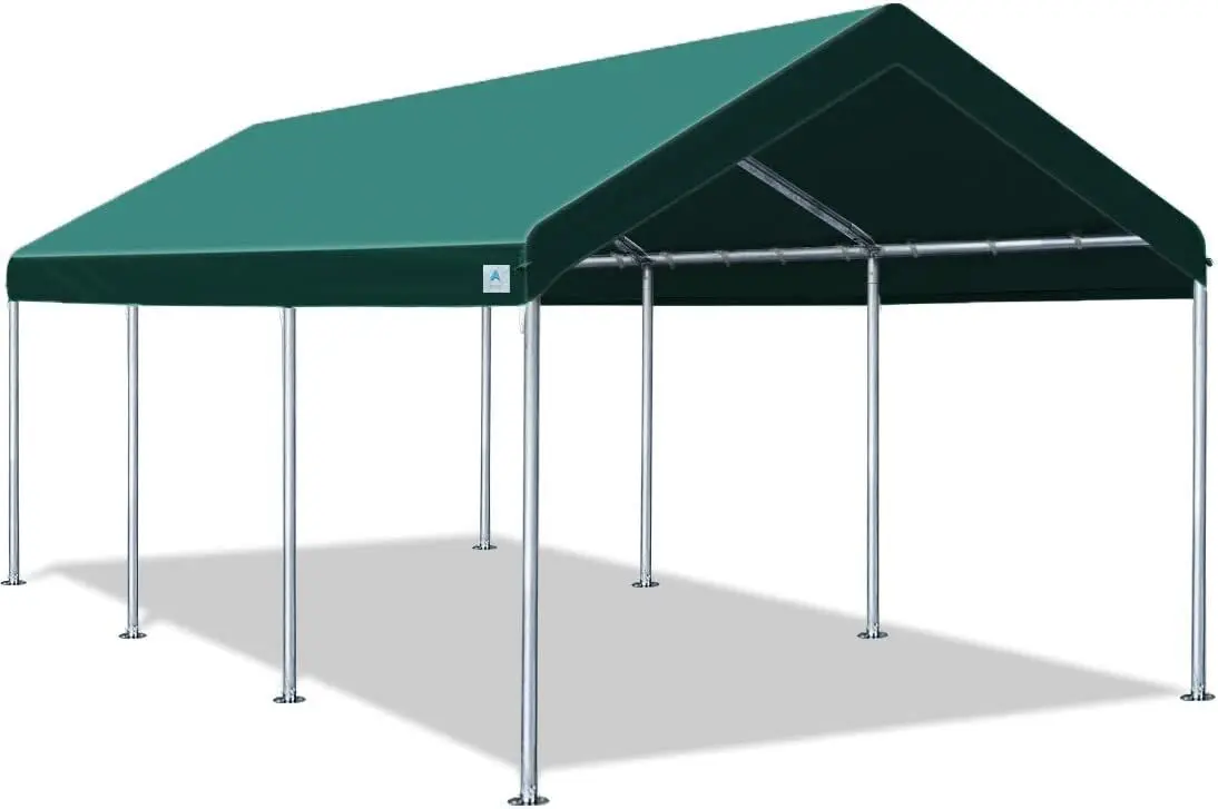 

OUTDOOR Adjustable Carport 10x20FT Garden Canopy Garage Boat Shelter